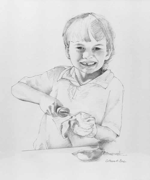 Clayton at the Oyster Roast